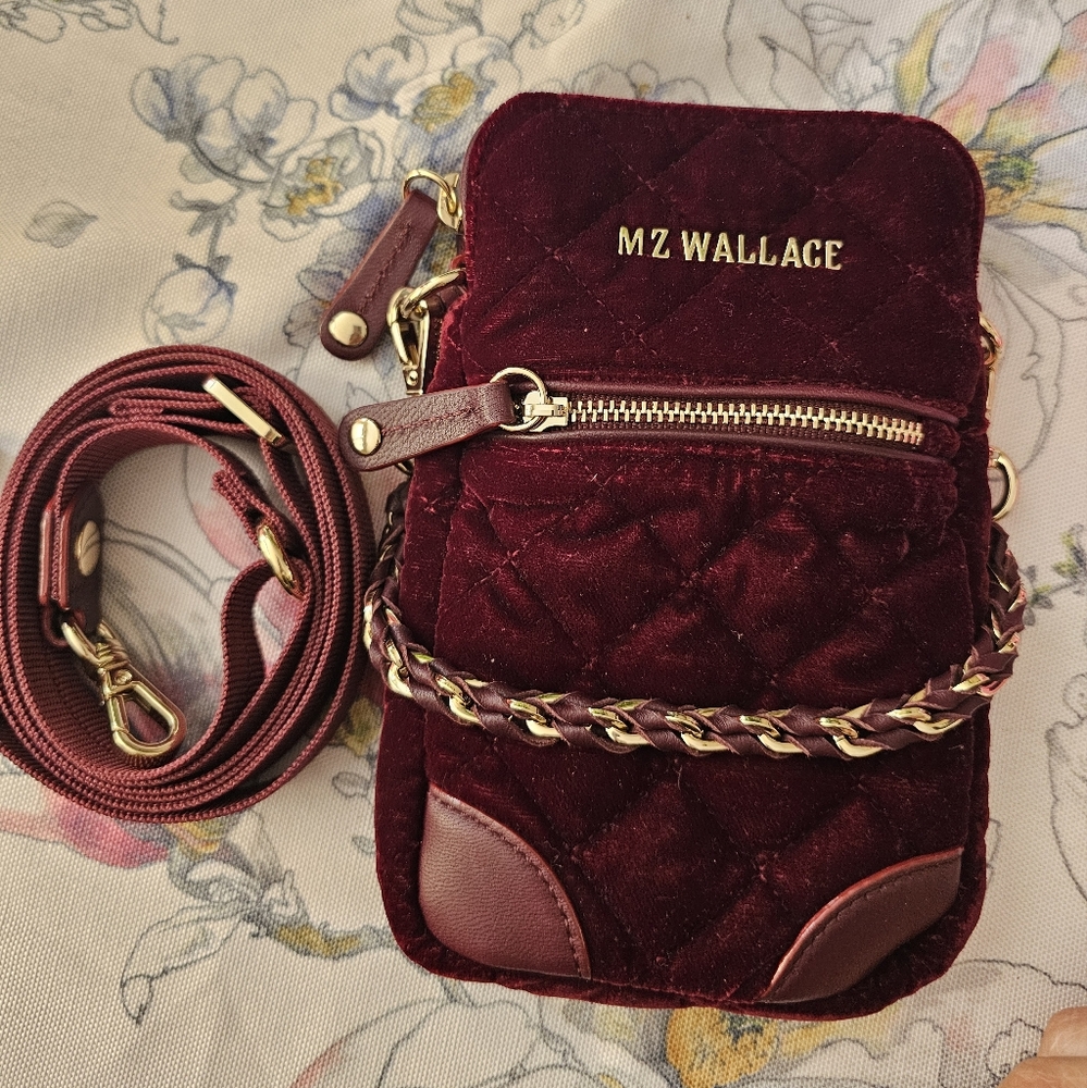 Mz Wallace Red Velvet Micro Crosby